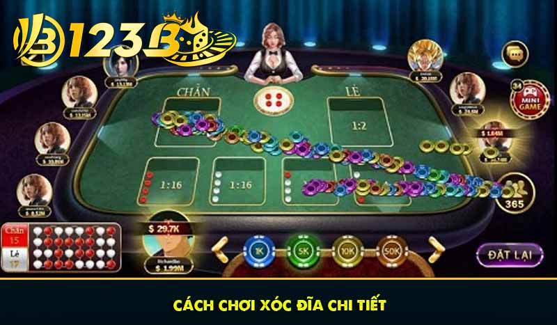 cách chơi xóc đĩa chi tiết