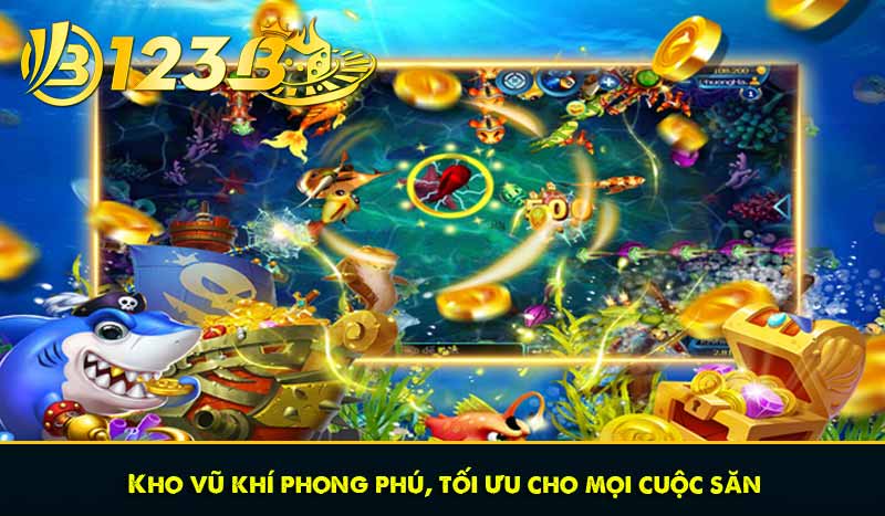 Kho vũ khí phong phú, tối ưu cho mọi cuộc săn