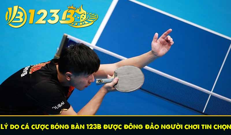 Cá cược bóng bàn - Siêu phẩm cá cược hàng đầu tại 123B 7 Lý do cá cược bóng bàn 123B được đông đảo người chơi tin chọn